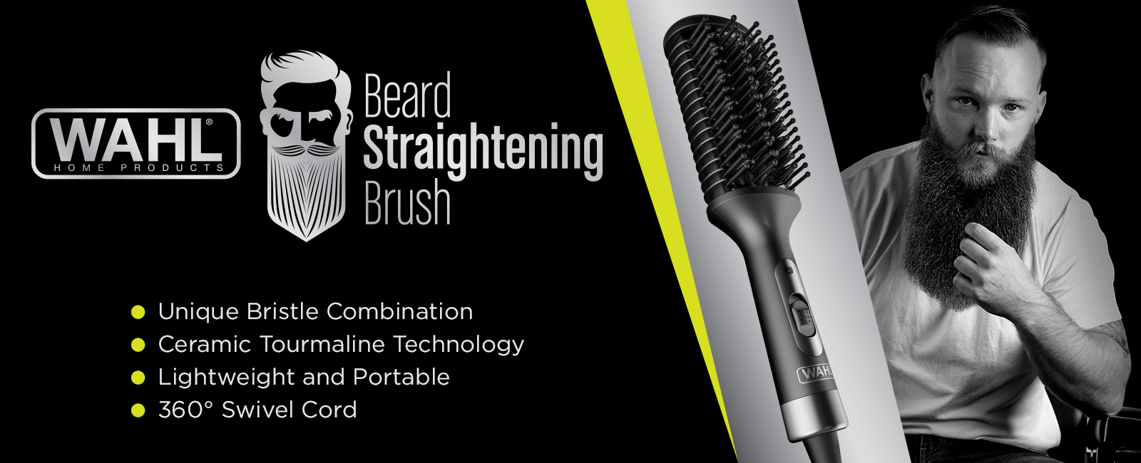 Wahl Beard Straightening Brush Shaver Shop